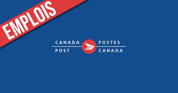 Plusieurs emplois disponibles chez Postes Canada