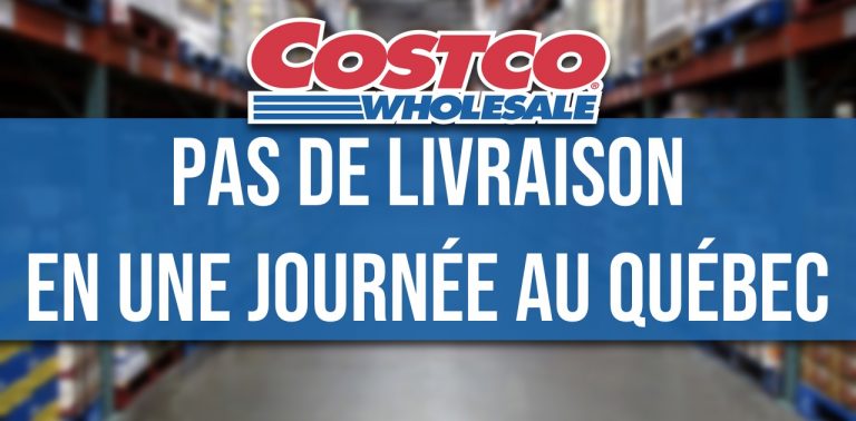 Épicerie Costco : Pas de livraison au Québec